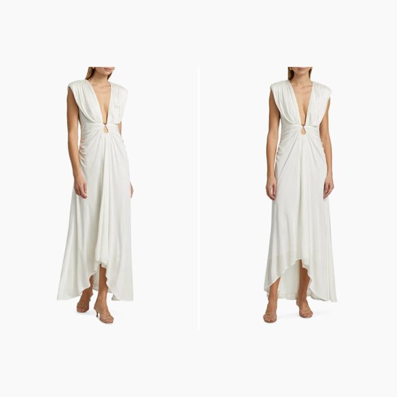 NEW Ramy Brook Arden V-Neck Cap Sleeve Dress Size 0 - Picture 1 of 8